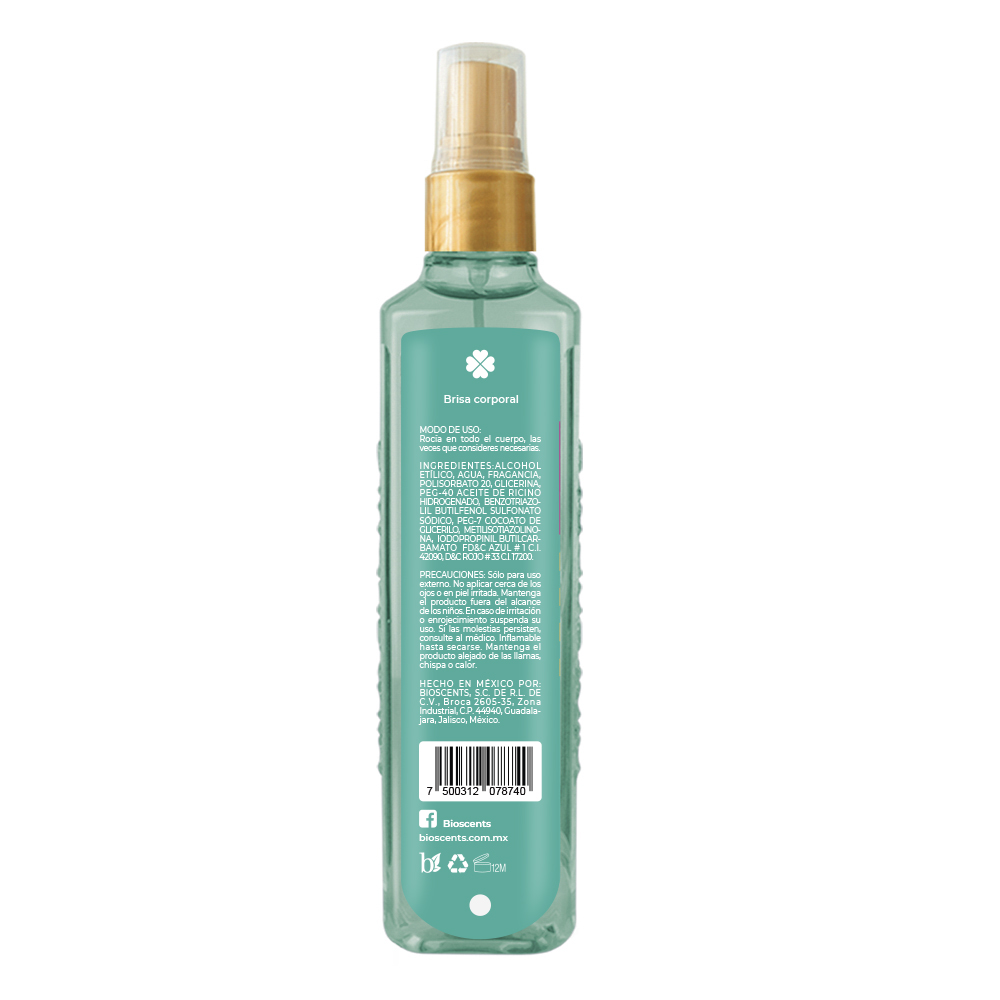 Body Mist Citrus Bloom Bioscents 250 Ml