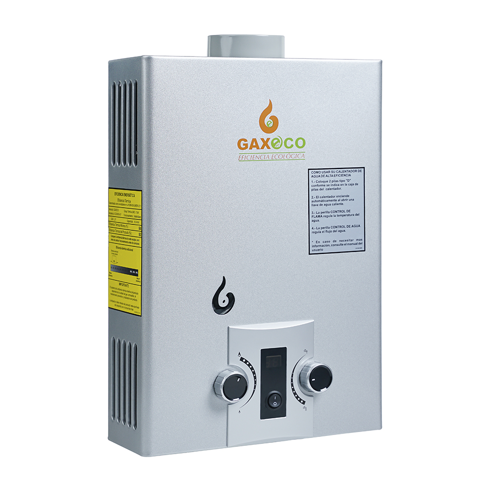 Calentador Agua Instantáneo 2 Servicios 6 litros Gutstark Gas Lp