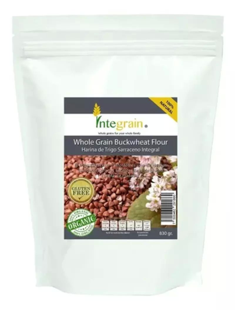 Harina De Trigo Sarraceno Integral 830g Integrain Orgánica