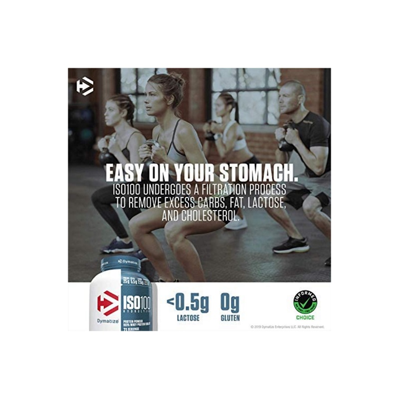 Proteina Dymatize  Iso 100 Sabor Cokies And Cream 76 SERV