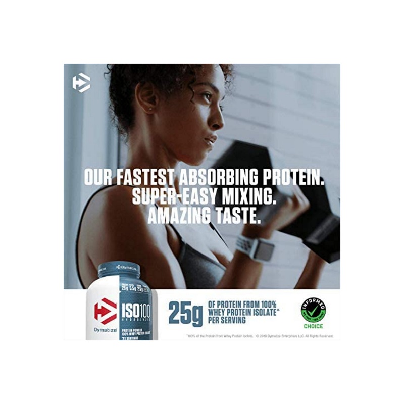 Proteina Dymatize  Iso 100 Sabor Cokies And Cream 76 SERV