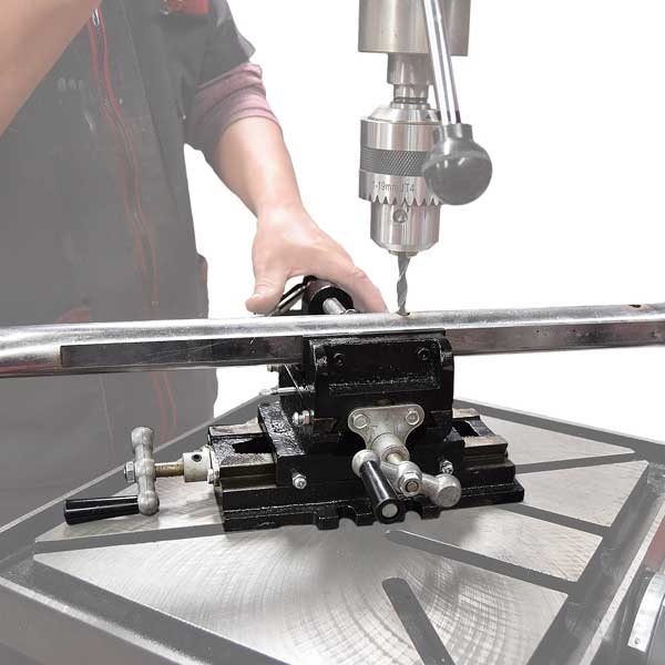 Knova Prensa para Taladro Deslizante Trasversal Profesional c/mordaza 6" No. 6