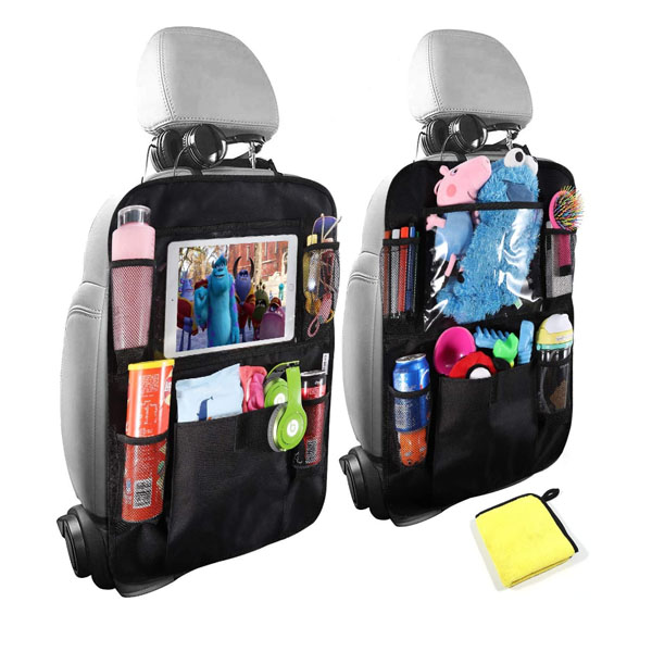  Organizador Para Asiento Trasero De Auto Universal 2 Piezas.