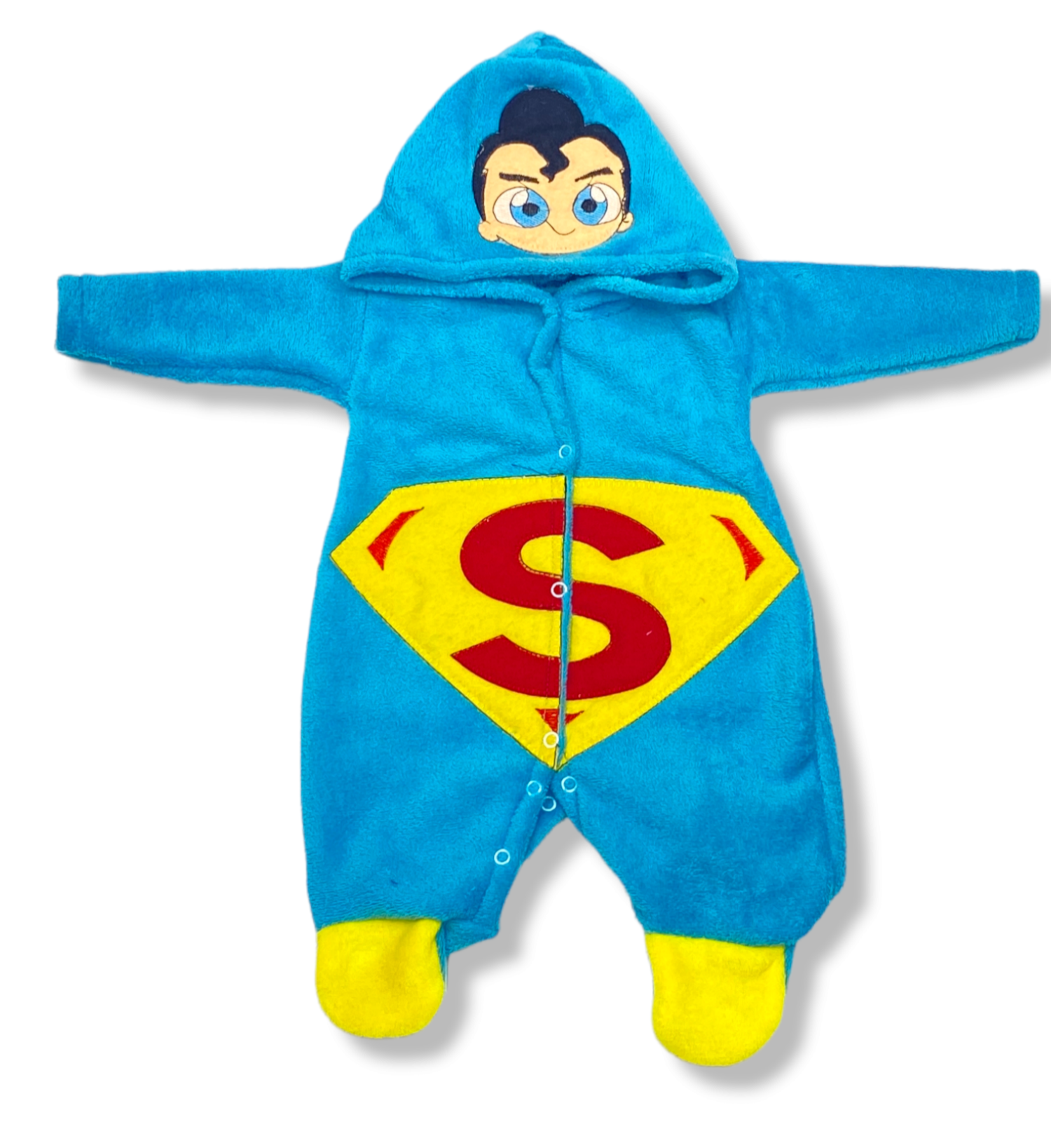 Mameluco Suavecito Para Bebé Mod. Superman 0 Hasta 12 Meses