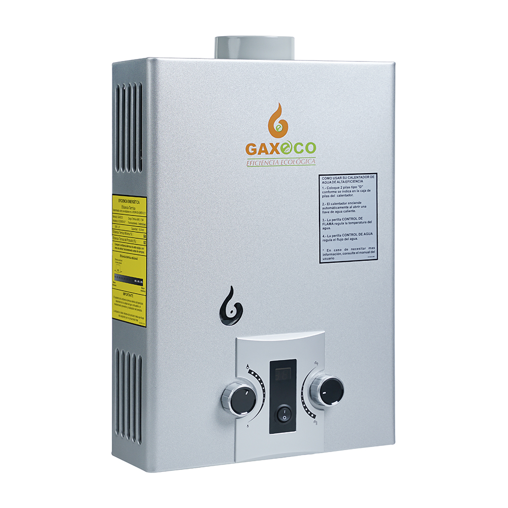 Boiler Calentador de Agua Instantáneo Gaxeco Eco6000 Gas Natural 6 Litros