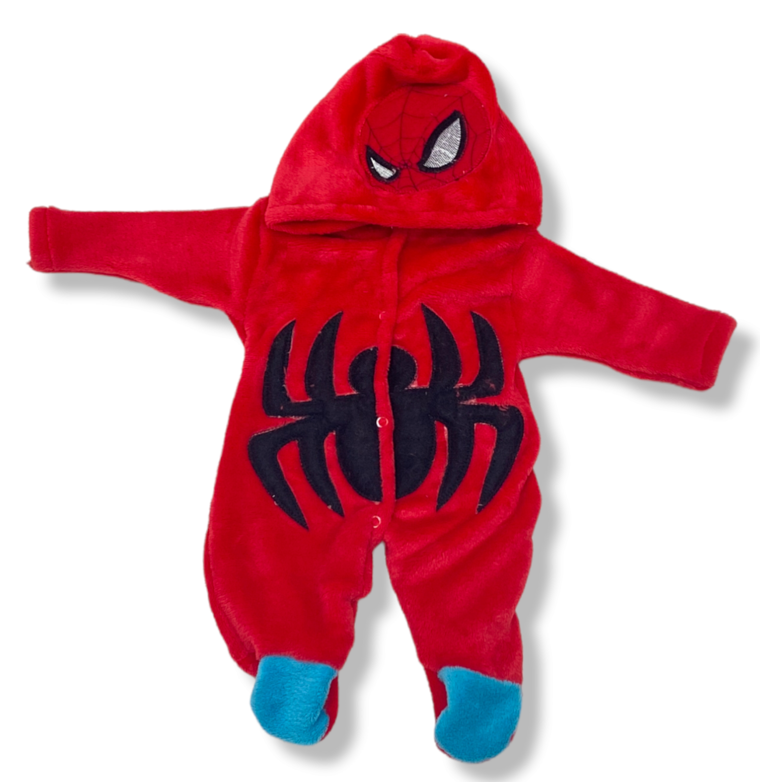 Mameluco Suavecito Para Bebé Mod. Hombre Araña 0 A 12 Meses