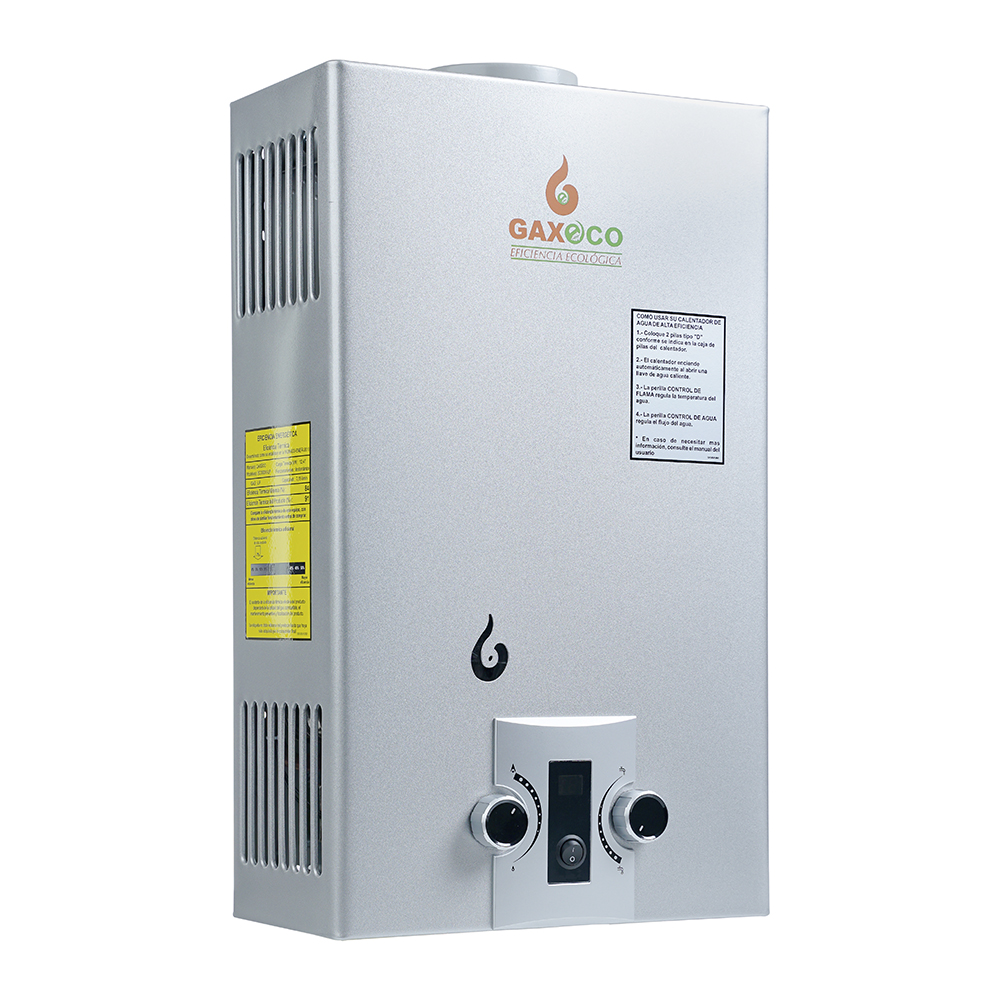 Boiler Calentador de Agua Instantáneo Gaxeco Eco9000 Gas LP 9 Litros