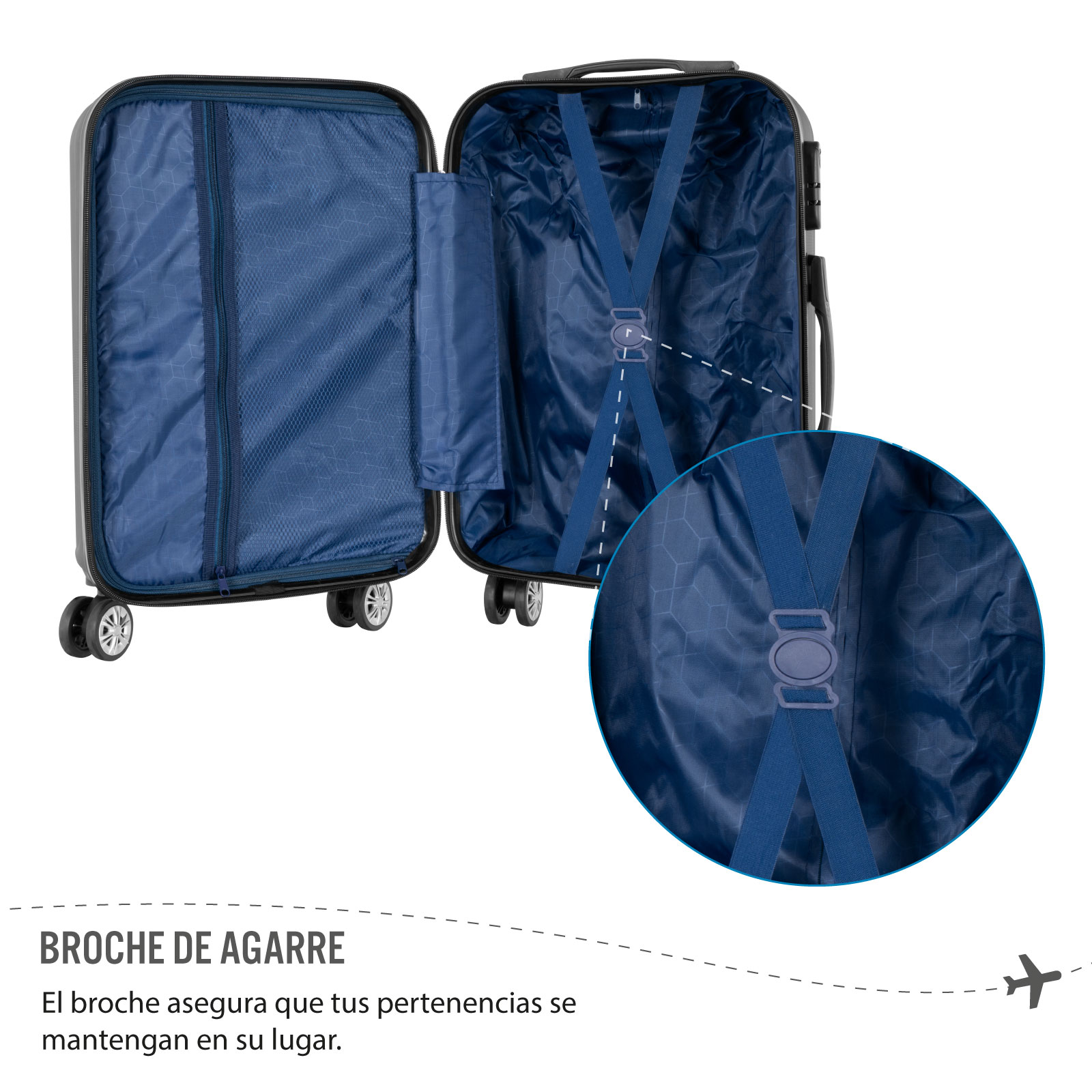 Maleta Rigida De Viaje Resistente Vacaciones 28 Pulgadas