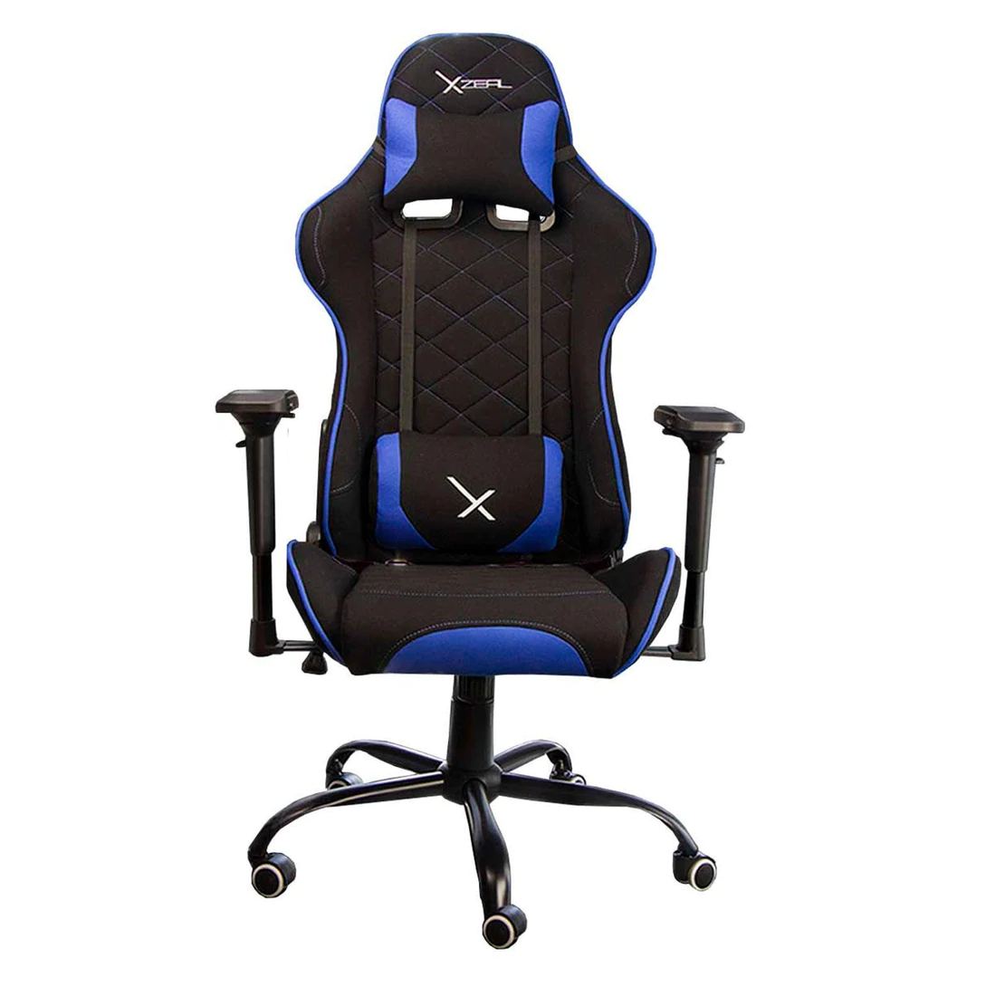 Xzeal Silla Gamer XZ25, hasta 150Kg, Negro/Azul