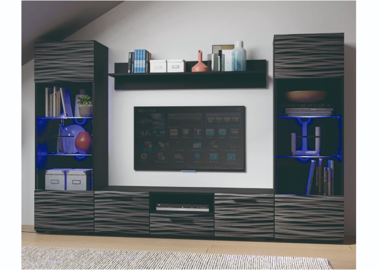 CENTRO DE ENTRETENIMIENTO (MUEBLE PARA TV) IMPORTADO DE EUROPA NEAPOL MINI