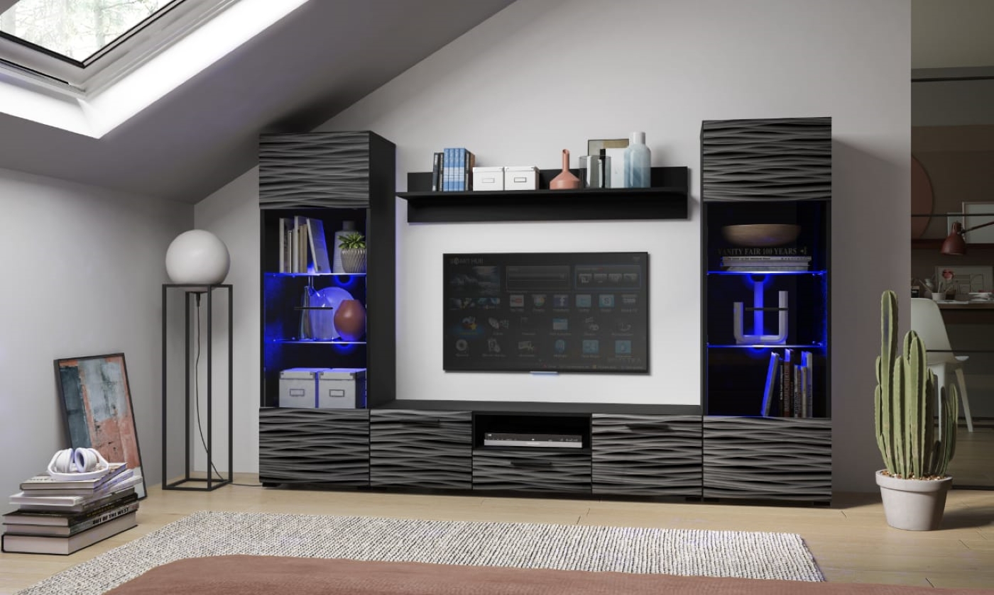 CENTRO DE ENTRETENIMIENTO (MUEBLE PARA TV) IMPORTADO DE EUROPA NEAPOL MINI