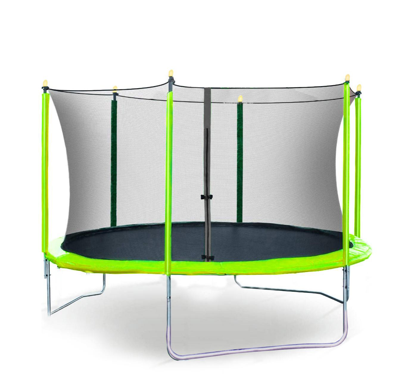 Trampolín Brincolín De 10 Pies 3.04m Diámetro - Verde/Negro