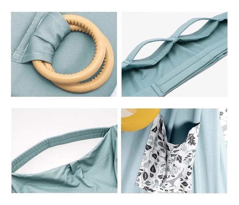 Mochila Portabebés Ergonómica Ideal Para Amamantar Color Verde