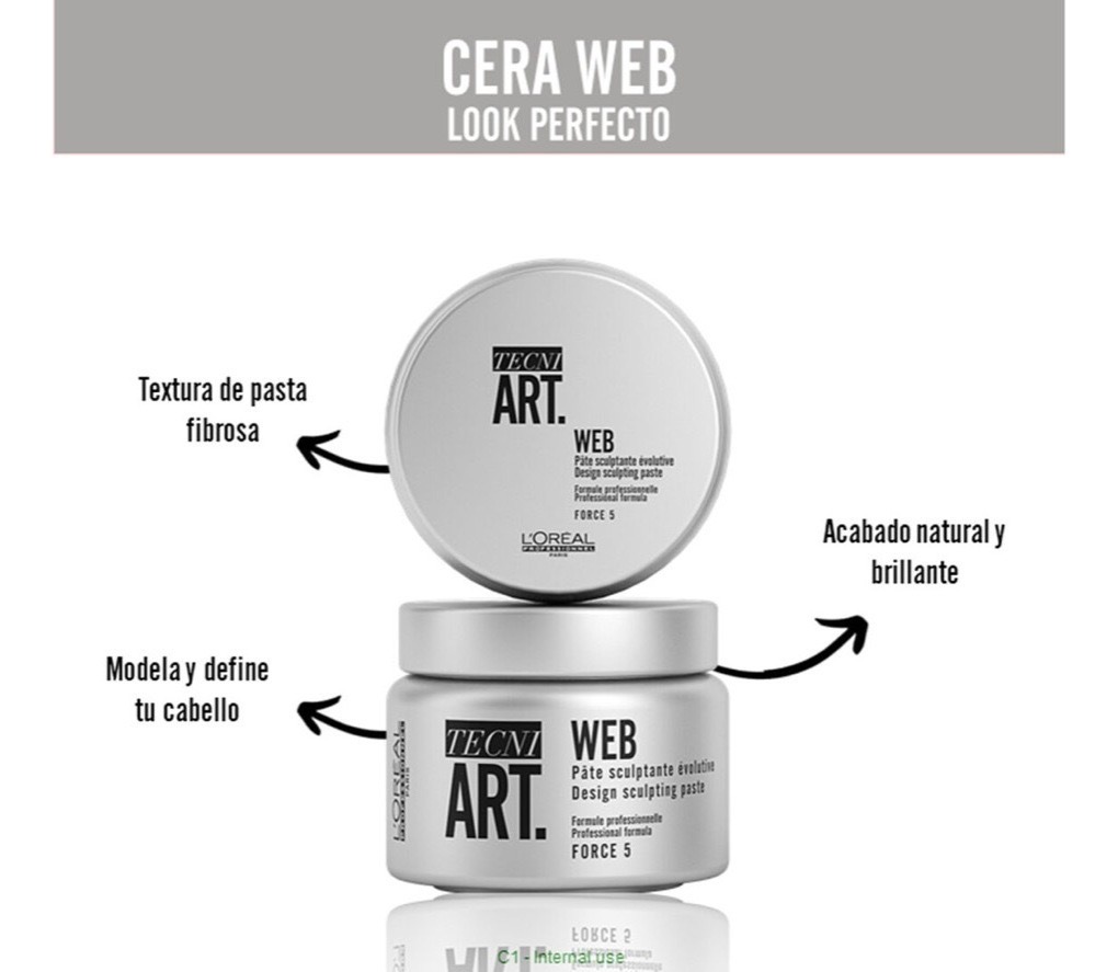 Cera Web TecniArt Modeladora Para El Cabello 150ml