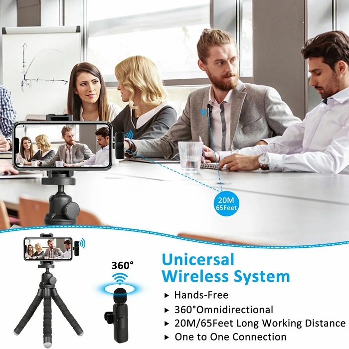 Micrófono Inalámbrico Para iPhone/pad/android/tipoc