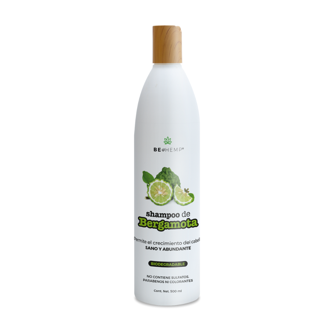 Shampoo Anticaída Y Crecimiento De Bergamota 500 Ml Beohemp