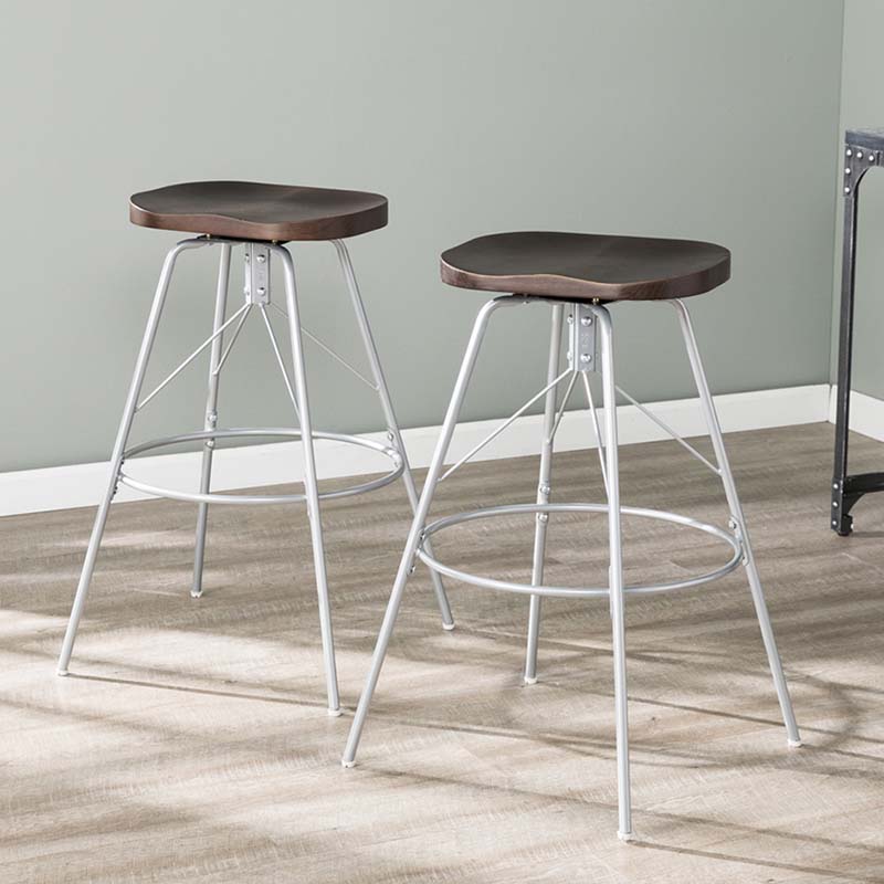 Taburetes de bar giratorios sin respaldo Rampone - SEI BC2955 