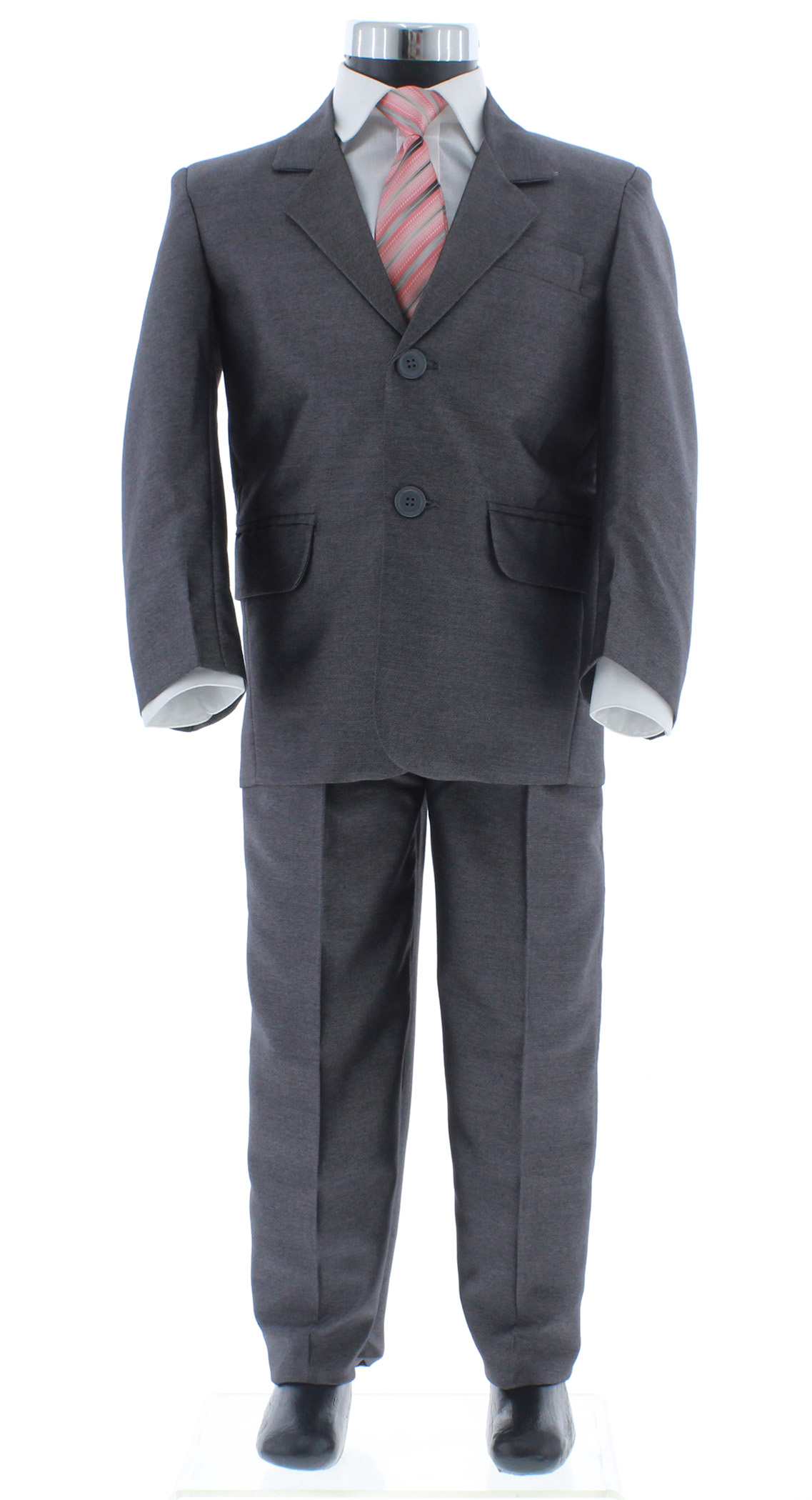 Traje de Niño Tres Piezas Color Gris 2 a 18 Años.