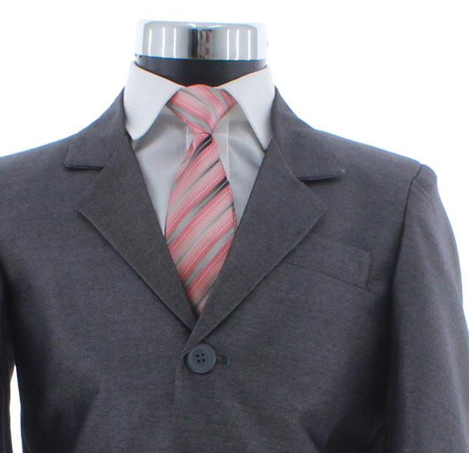 Traje de Niño Tres Piezas Color Gris 2 a 18 Años.