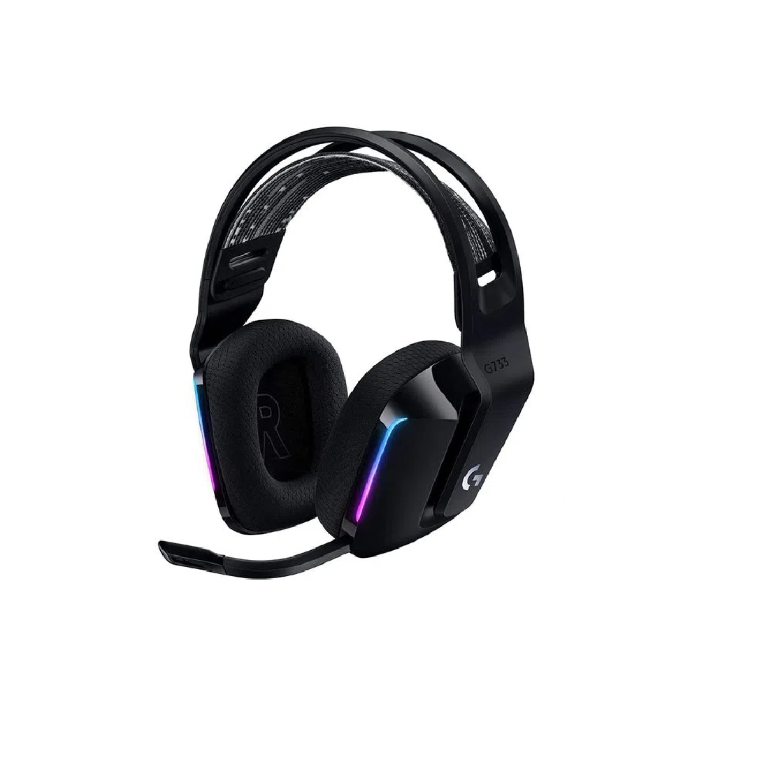 Logitech Audífonos Gamer G733 7.1 para PS4/PC, Inalámbrico, USB, Negro