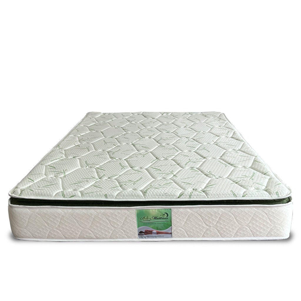 Colchon King Size Bamboo Green De Memory Foam Biomattress