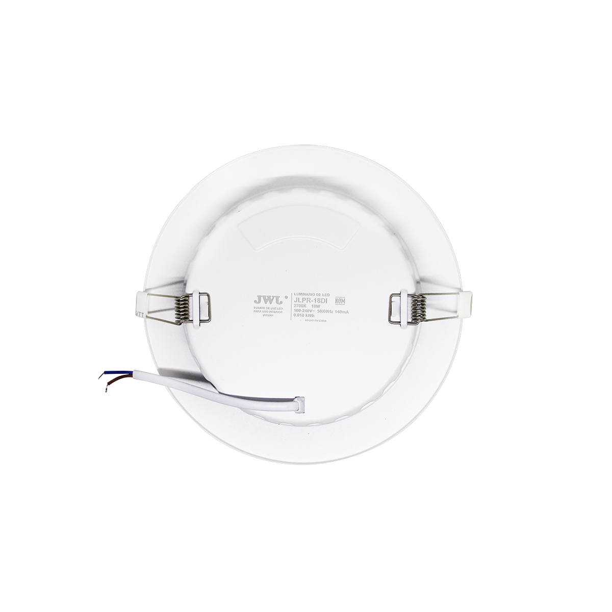 LAMPARA LED DE EMPOTRAR CON DRIVER INTEGRADO 18W LUZ BLANCA MARCA JWJ