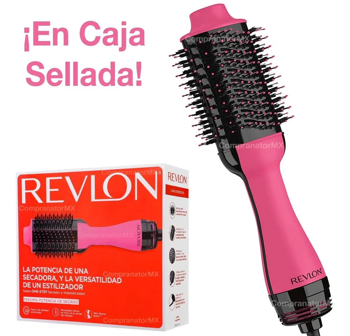 Cepillo Secador Revlon Salon Oval One Step Pro Voluminizador