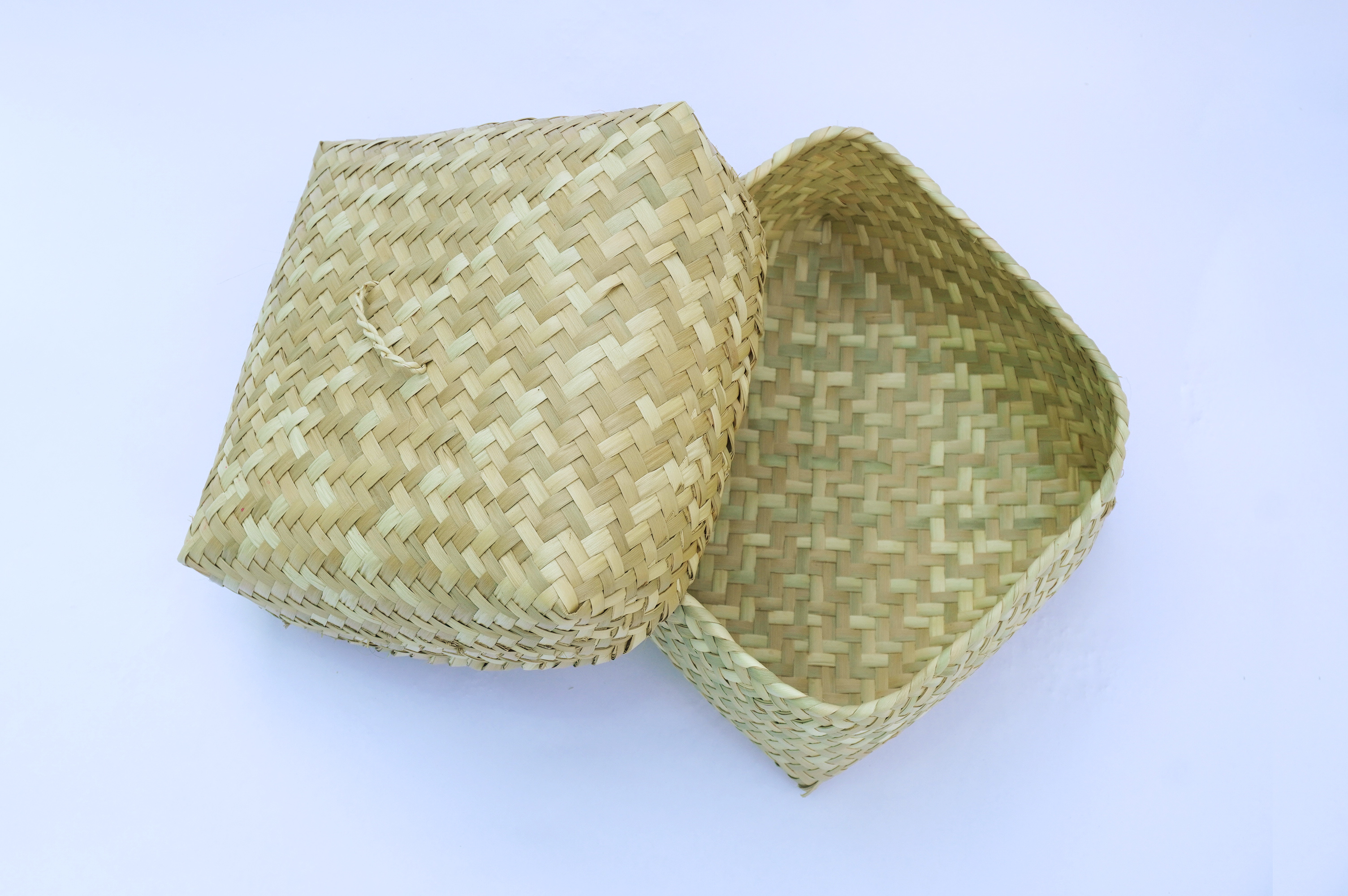 Tortillero De Palma Artesanal Con Tapa 1 Pza