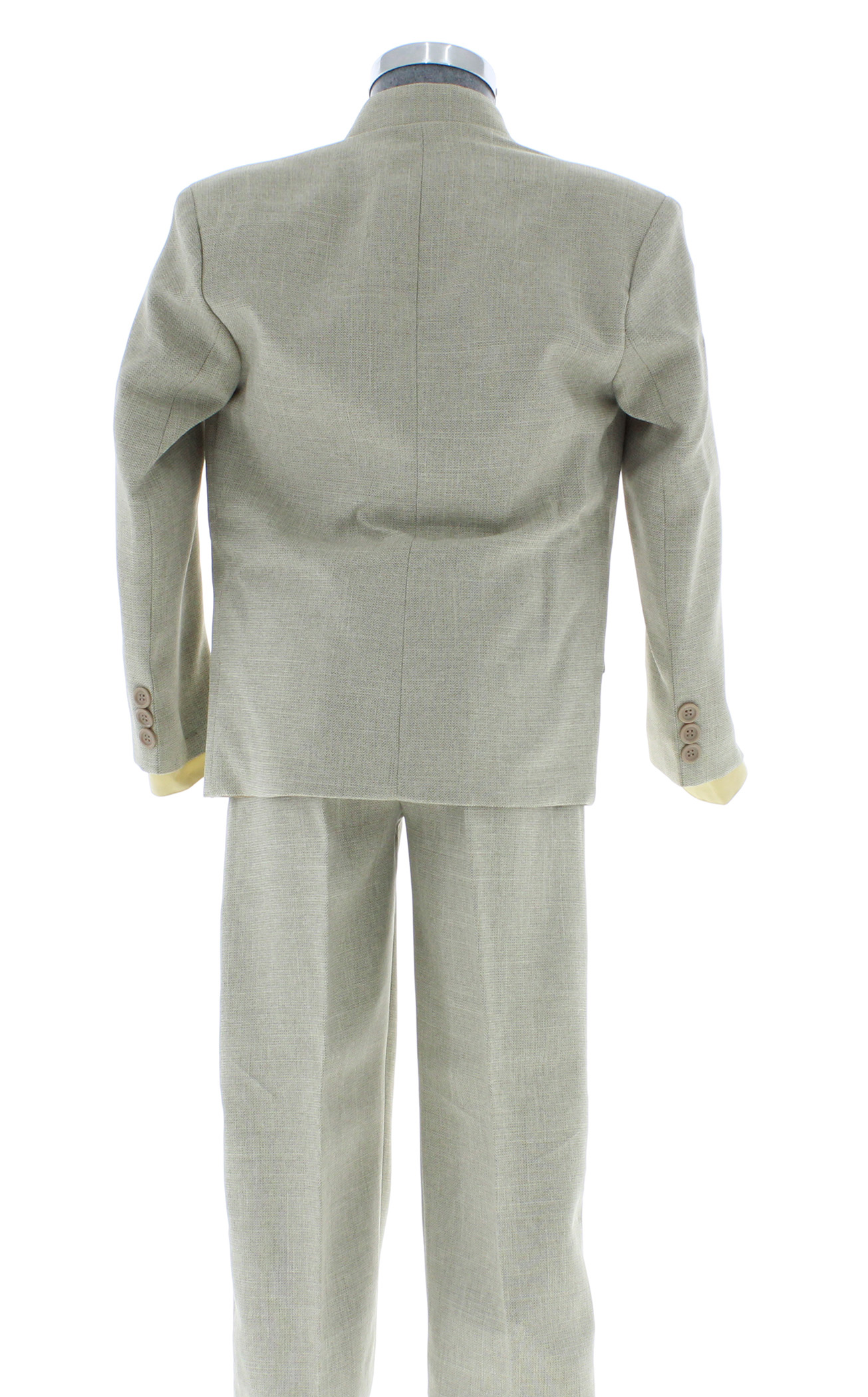 Traje de Vestir Niño Tres Piezas Color Arena 2903 2 a 18 Años.