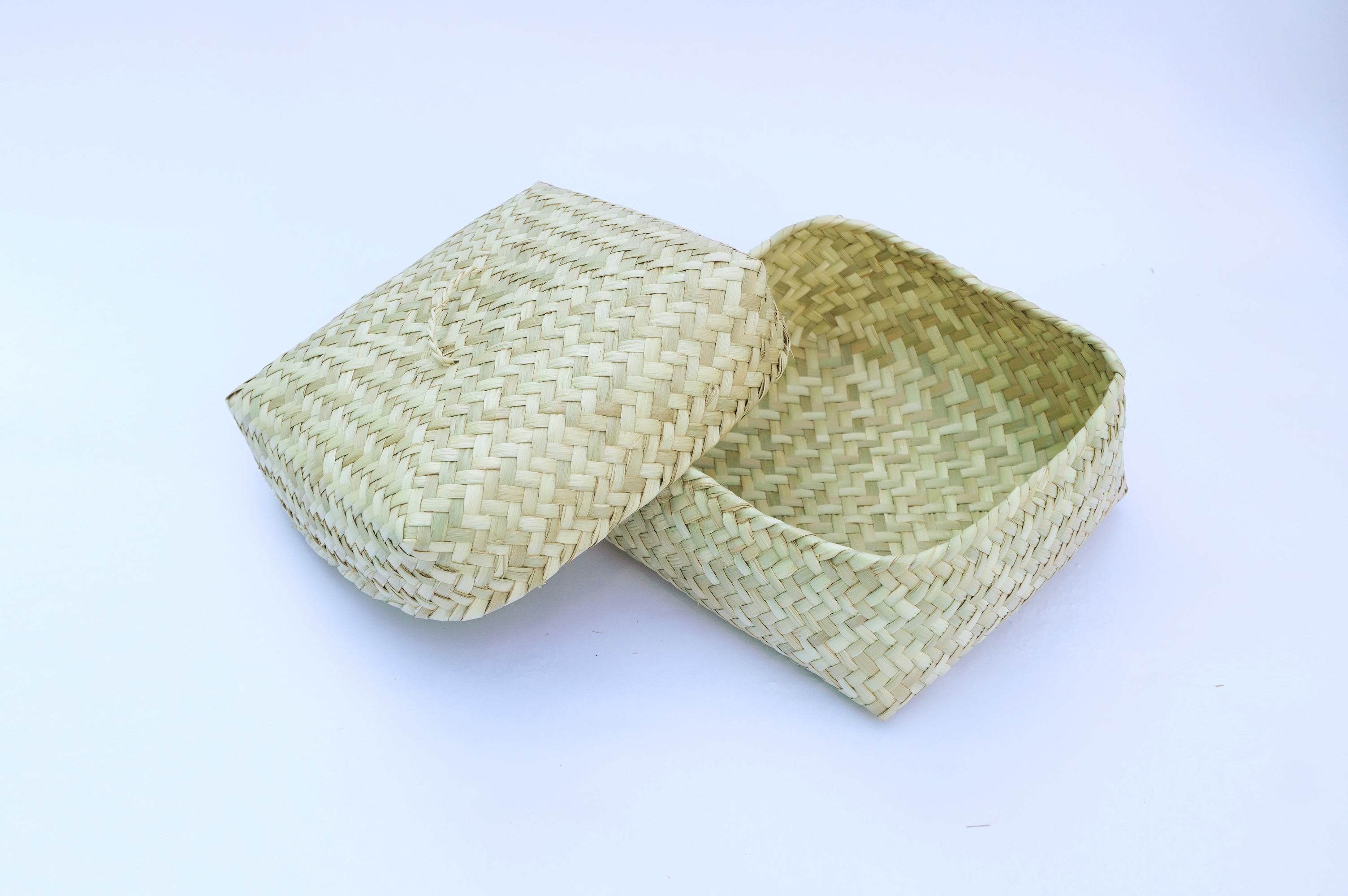 Tortillero De Palma Artesanal Con Tapa 2 PZA