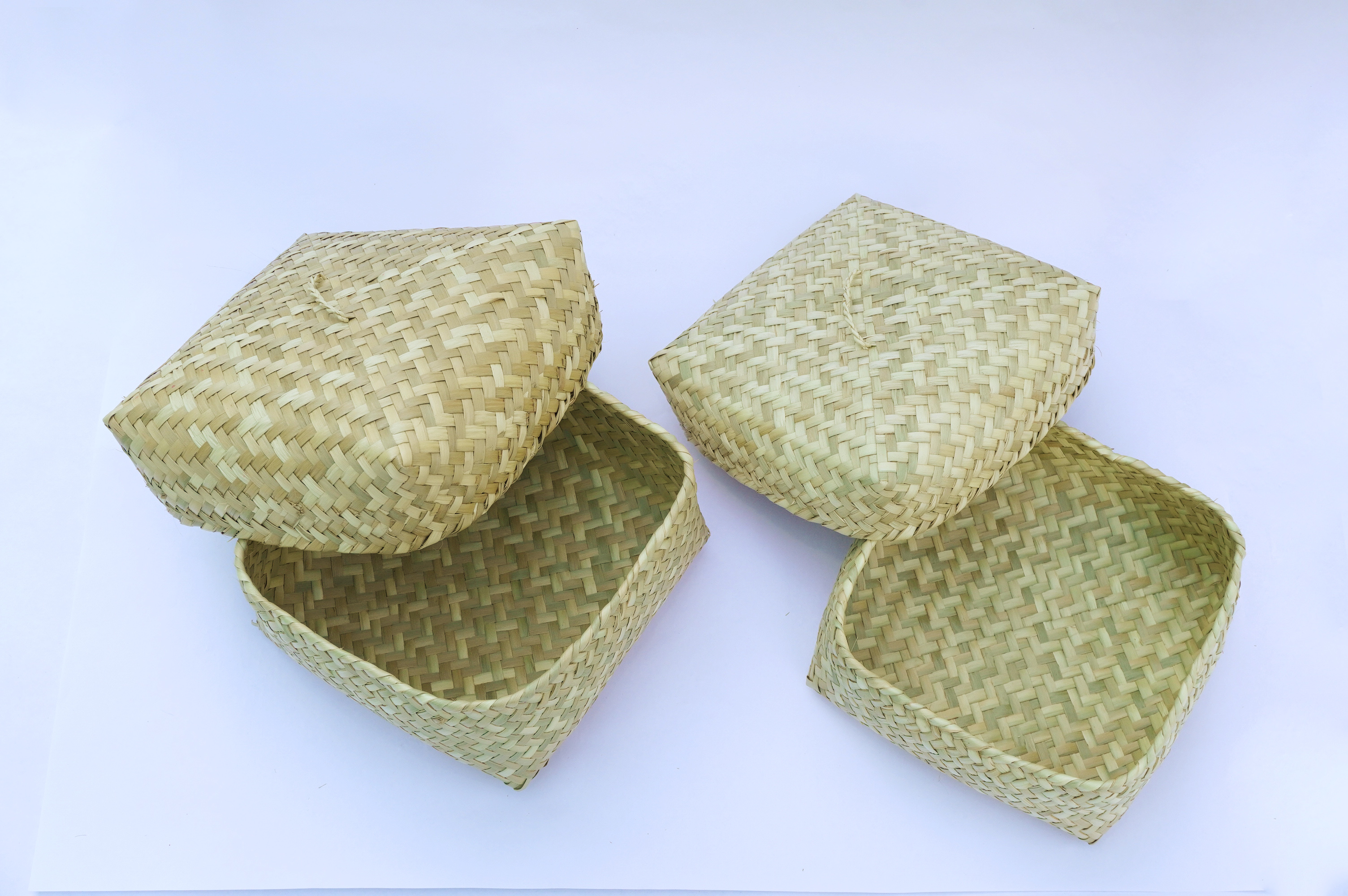 Tortillero De Palma Artesanal Con Tapa 2 PZA