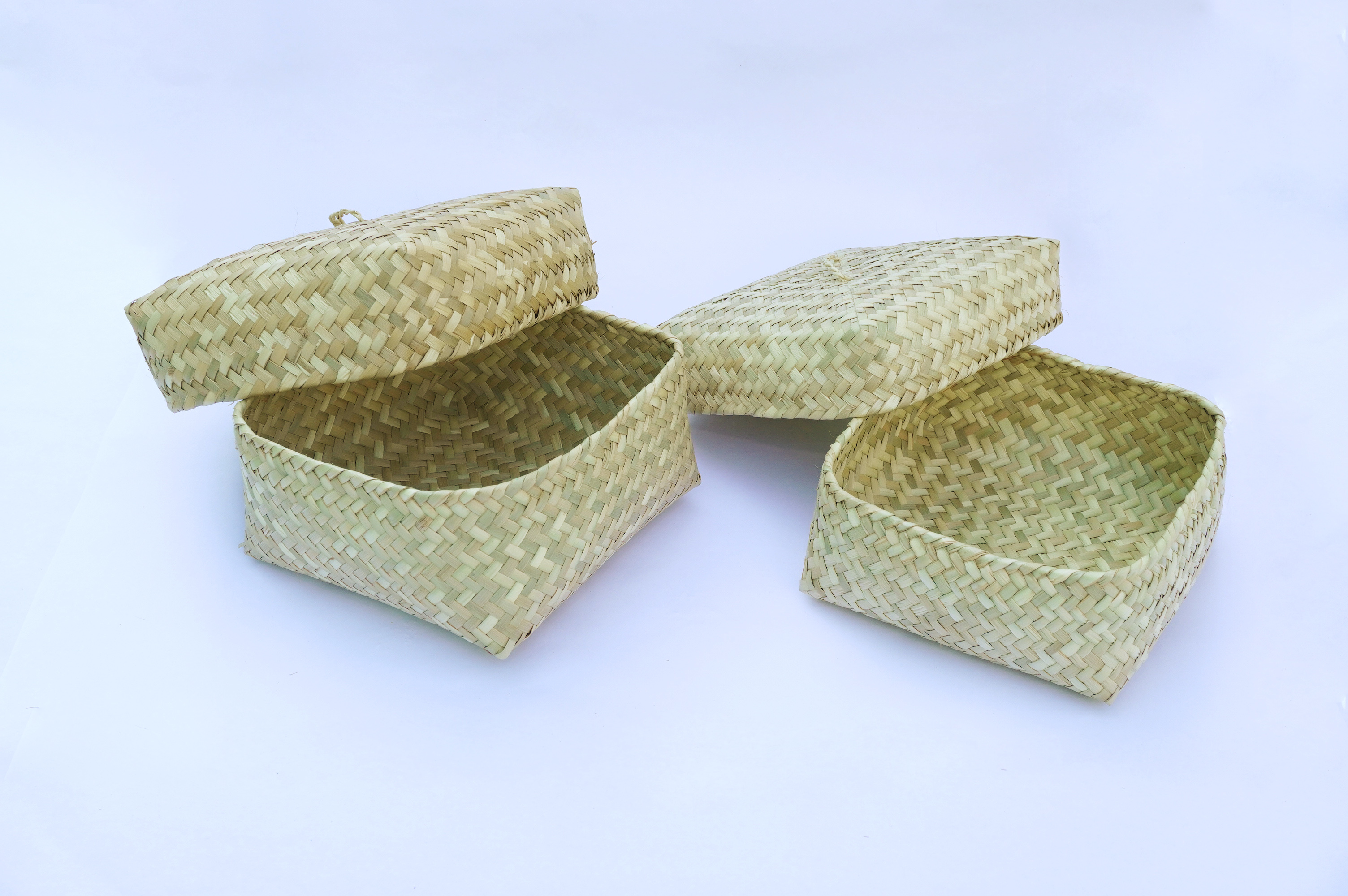 Tortillero De Palma Artesanal Con Tapa 2 PZA