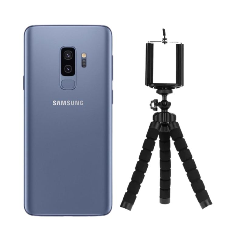 Galaxy S9 Plus Azul Reacondicionado Grado A 256gb + Trípode