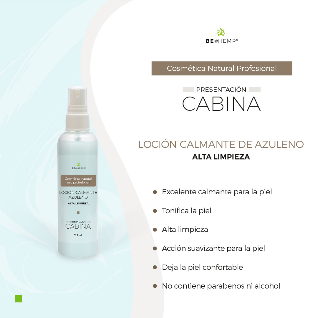 Loción azuleno calmante y desensibilizante ph6 125 ml Beohemp