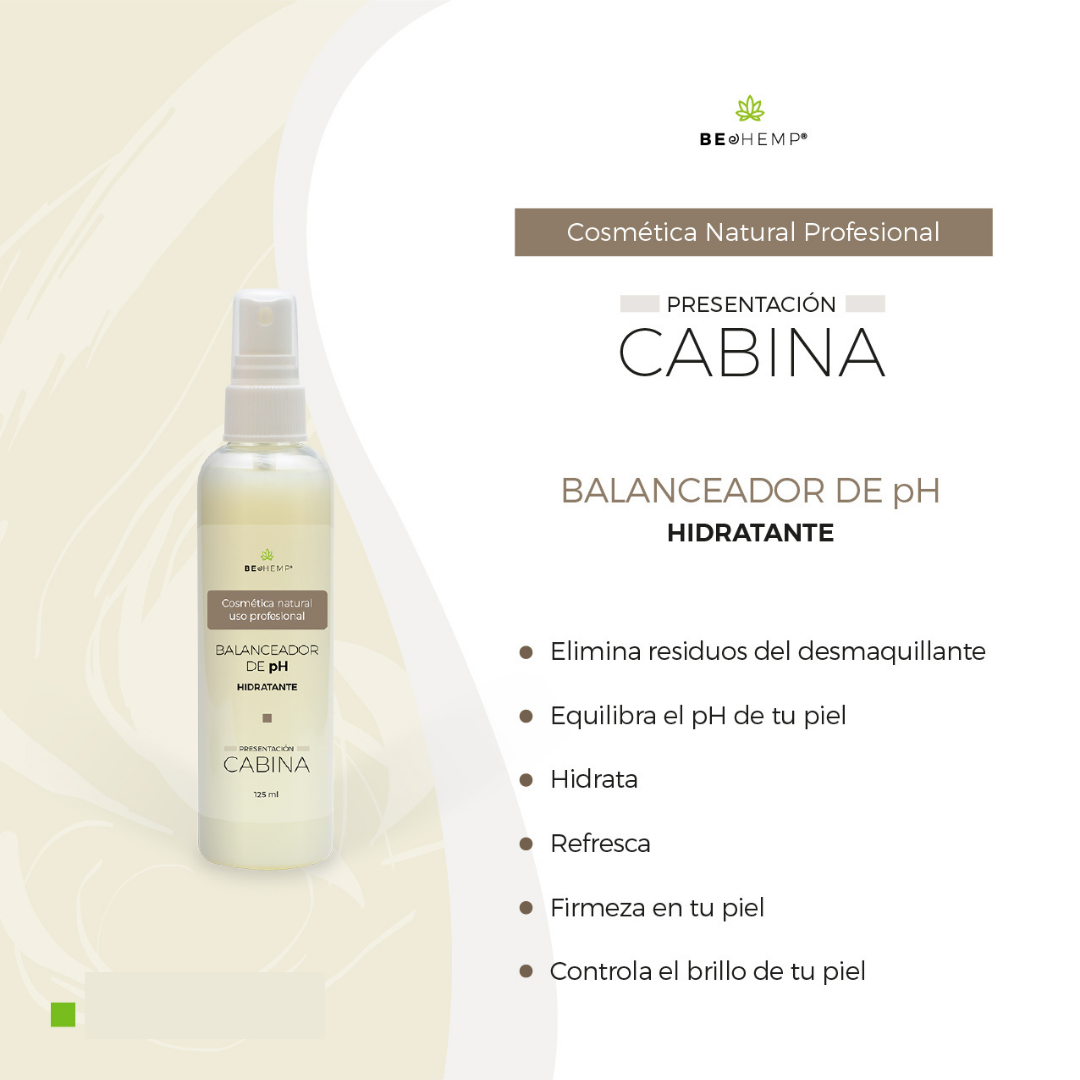 Loción reguladora y balanceador de ph hidratante 125 ml Beohemp