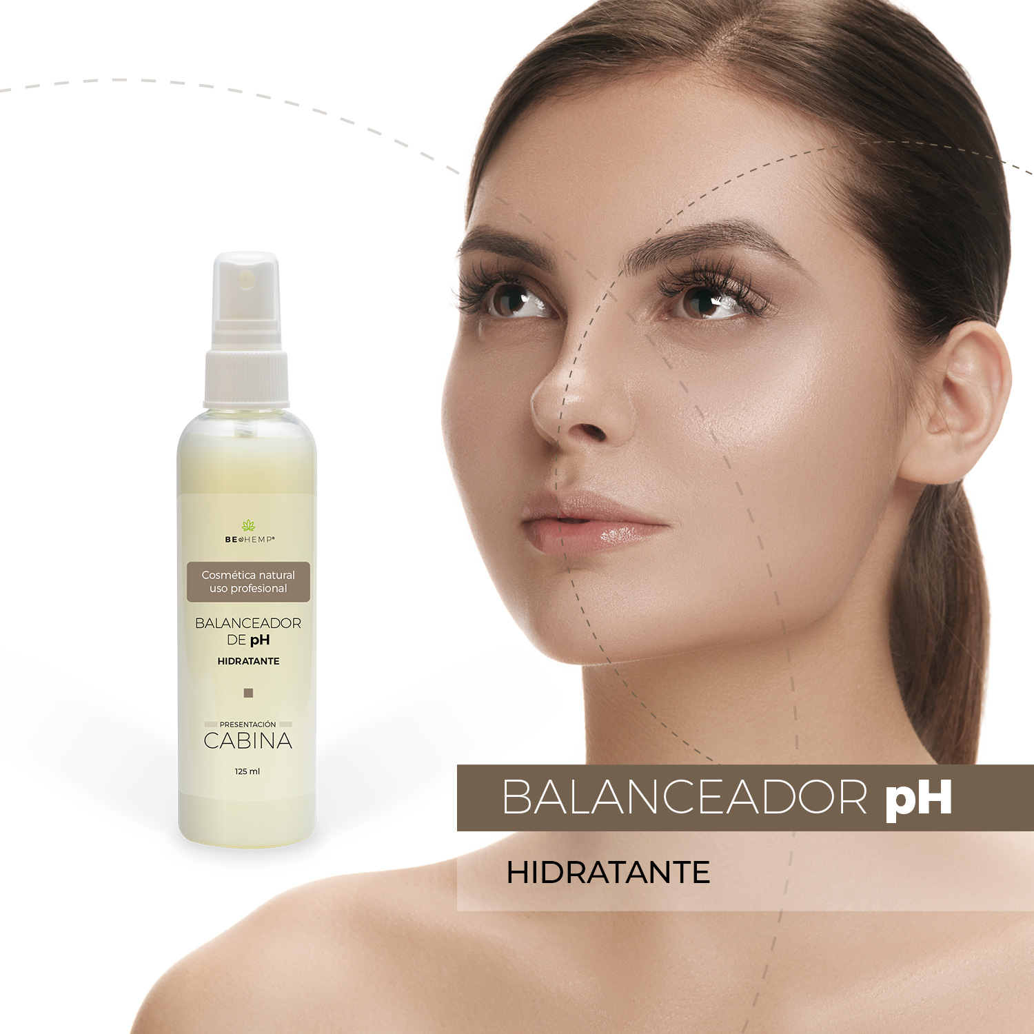 Loción reguladora y balanceador de ph hidratante 125 ml Beohemp