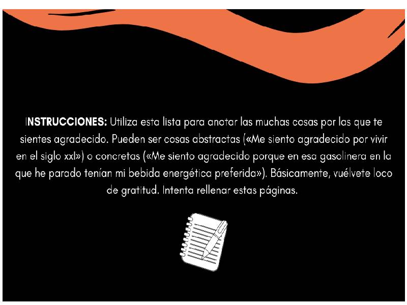 El sutil arte de que (casi todo) te importe un carajo. Diario