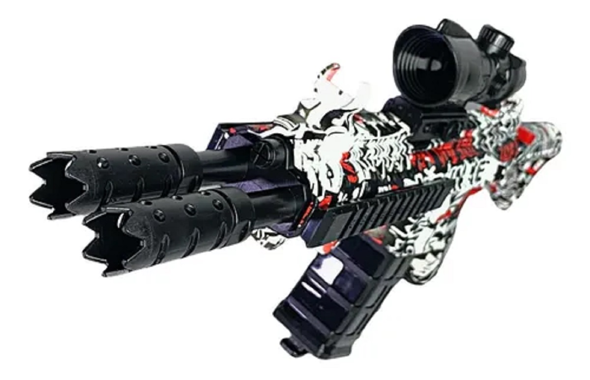 Ametralladora Eléctrica 10mil Balas Hidrogel Arma De Juguete