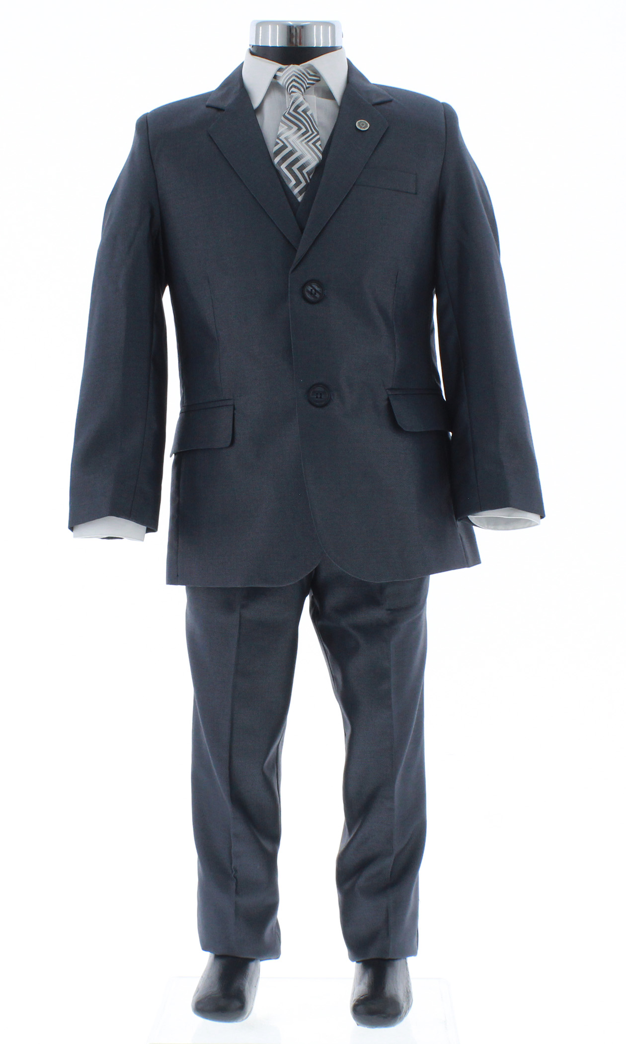 Traje de Vestir Niño Tres Piezas Color Azul 2937 1 a 16 Años.