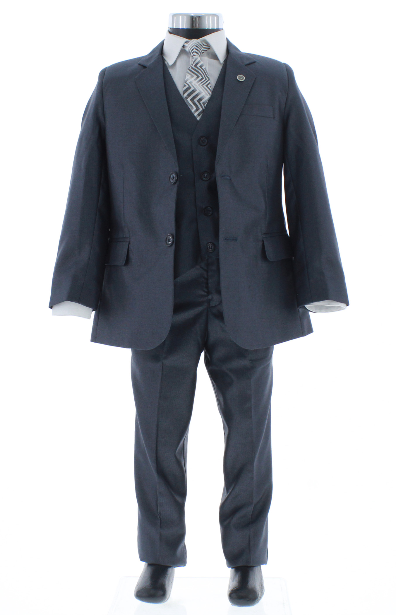 Traje de Vestir Niño Tres Piezas Color Azul 2937 1 a 16 Años.
