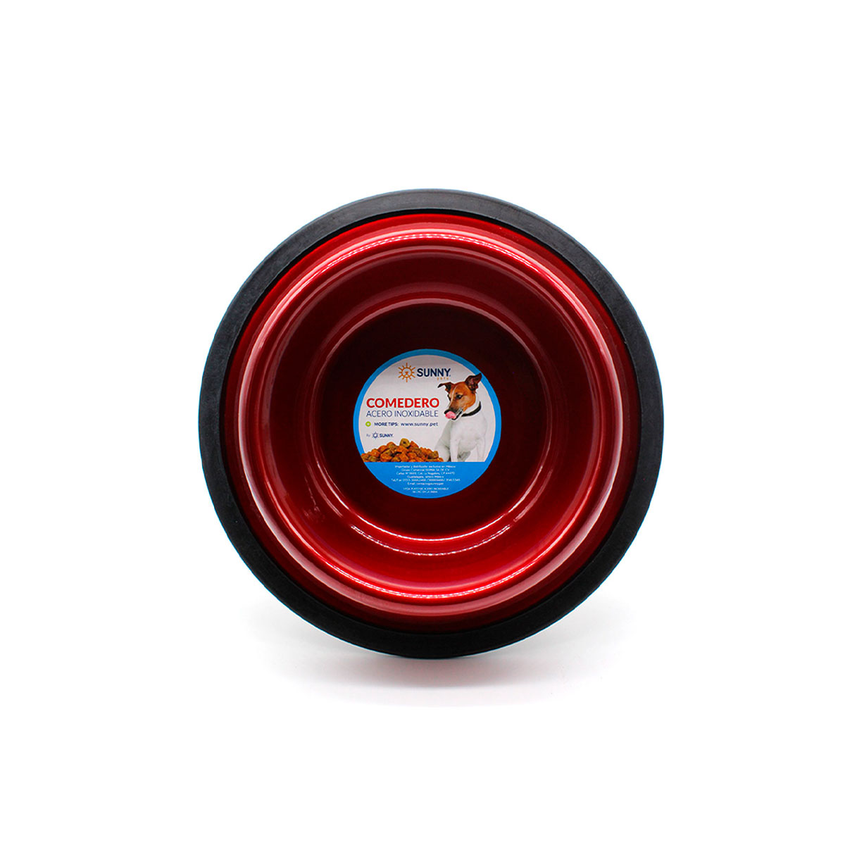 Plato de acero inoxidable de 8 onzas