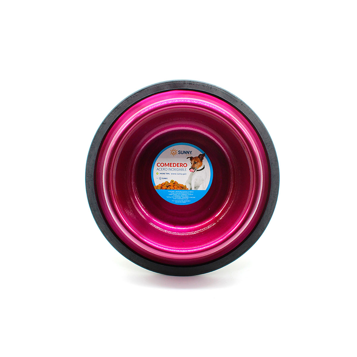 Plato de acero inoxidable de 8 onzas