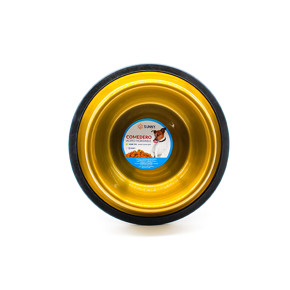 Plato de acero inoxidable de 8 onzas