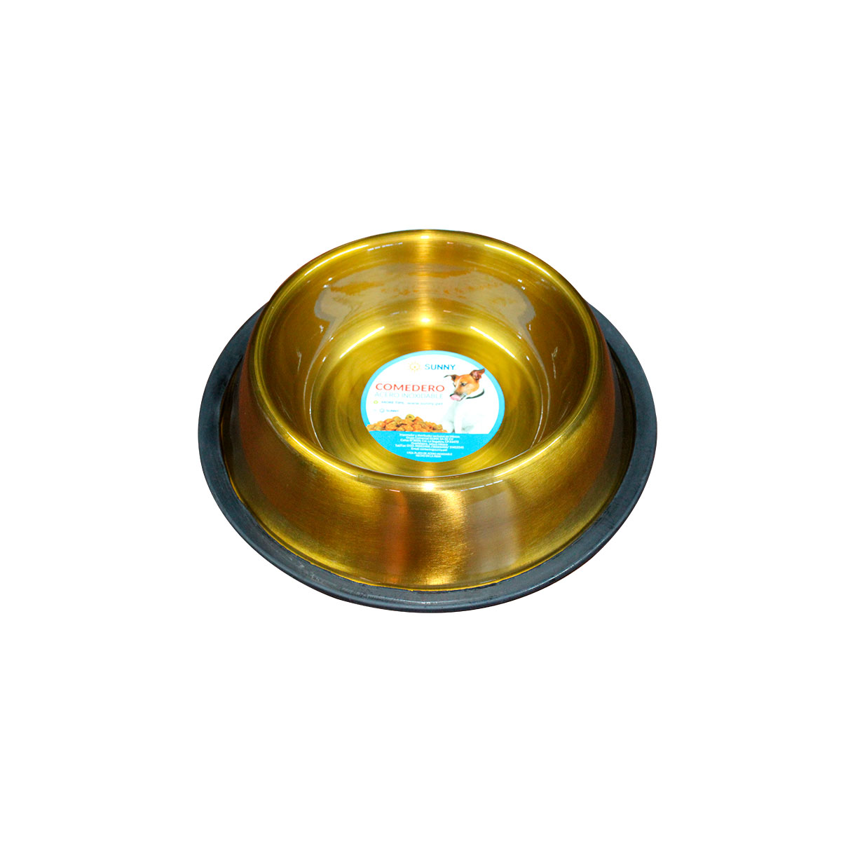 Plato de acero inoxidable de 8 onzas