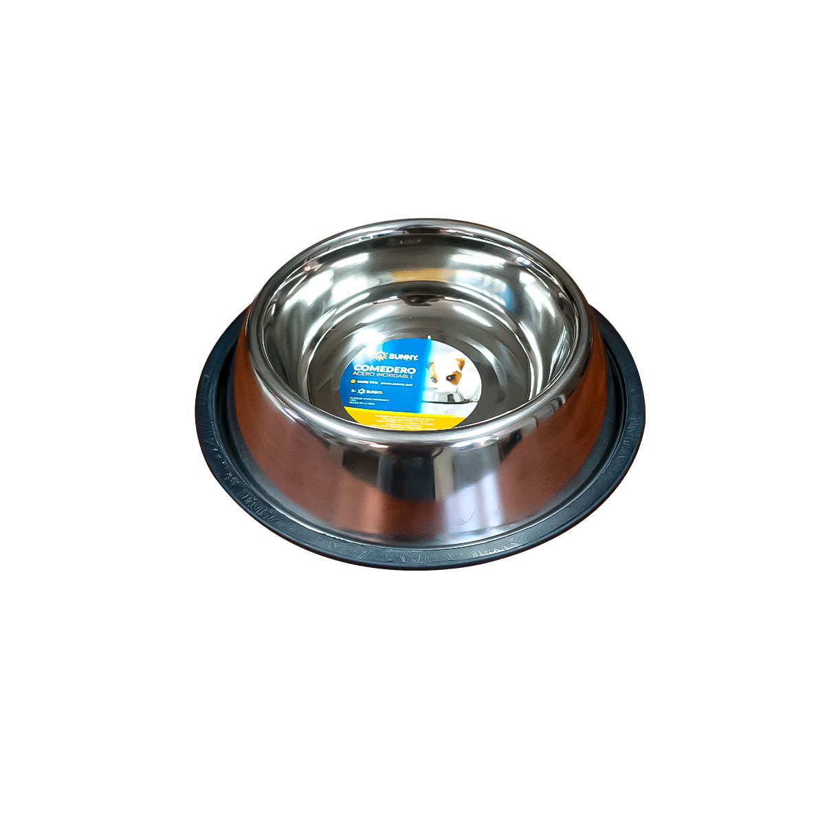 Plato de acero inoxidable de 8 onzas