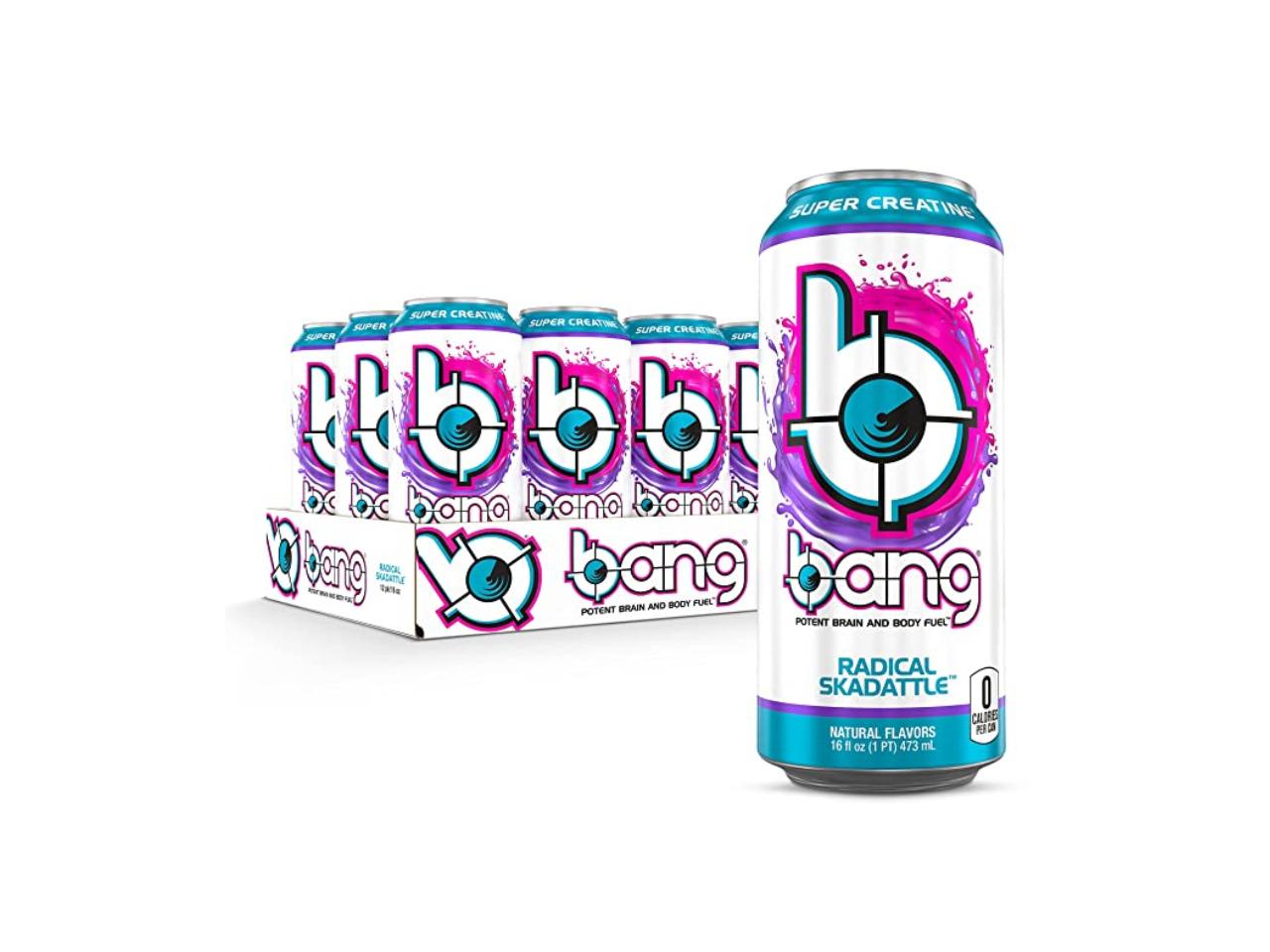 Bang Energy Drink Radical Skadattle 12 Pack