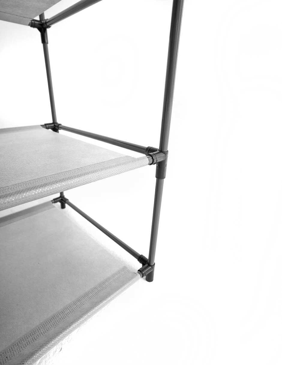 Mueblana Zapatera Capri 18 Pares Estante Organizador para Zapatos Para el Hogar Muebles para Recamara Mantiene tus Zapatos Ordenados