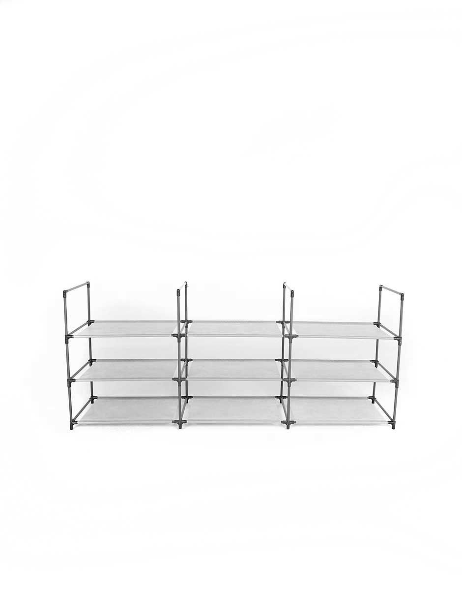 Mueblana Zapatera Capri 18 Pares Estante Organizador para Zapatos Para el Hogar Muebles para Recamara Mantiene tus Zapatos Ordenados