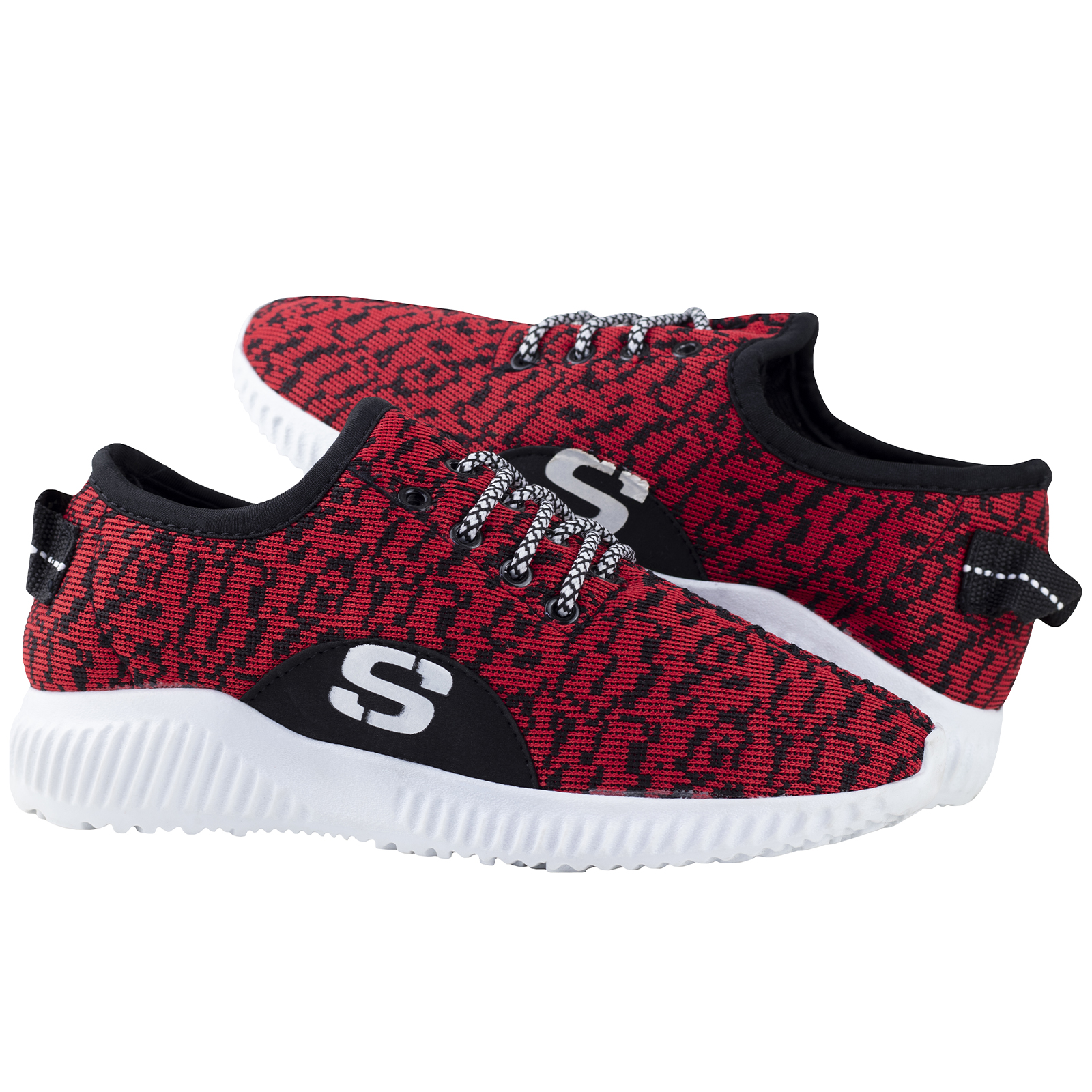 TENIS COMODOS LIGEROS DESCANSO 170 ROJO HOMBRE MUJER TEXTIL EXTRA LIGEROS