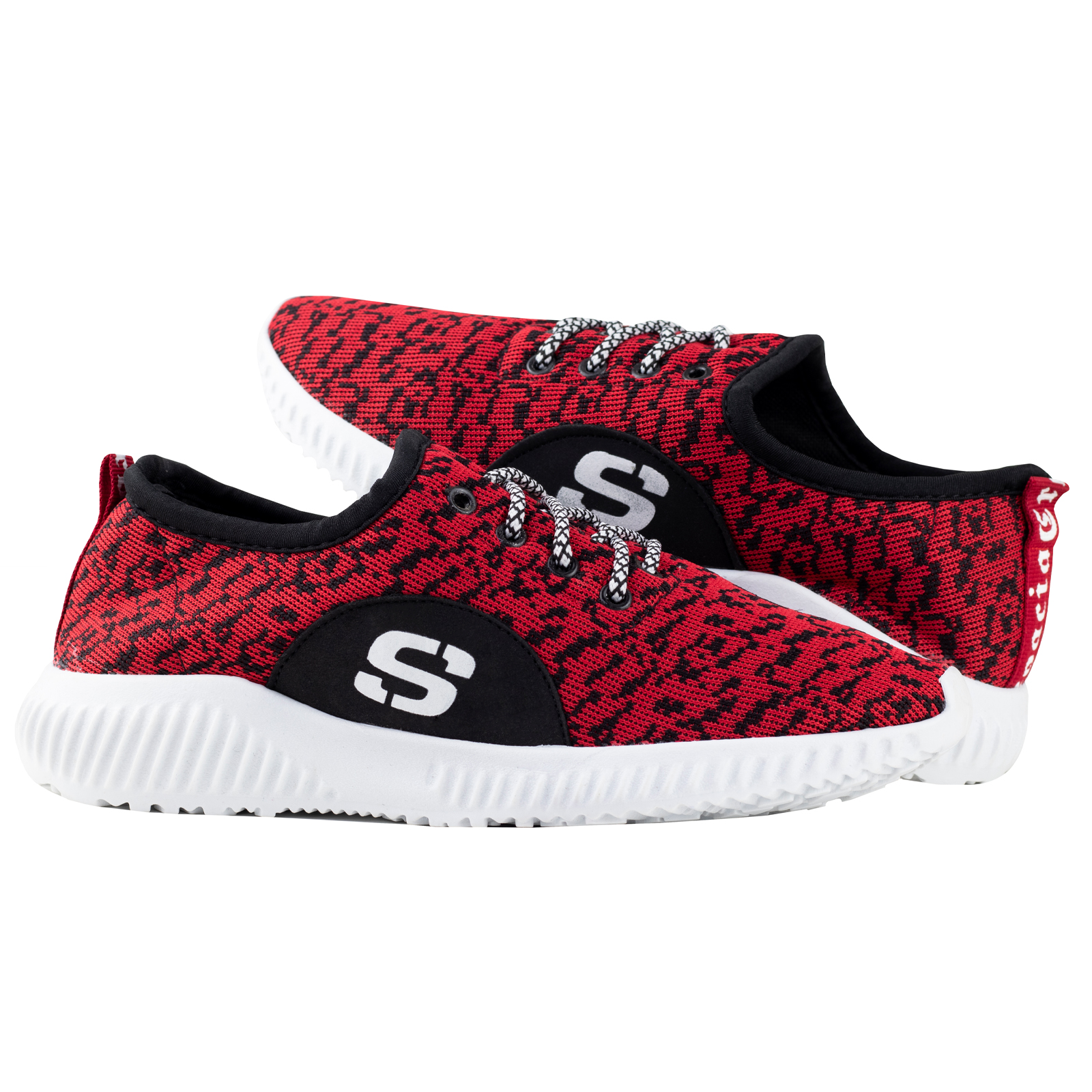 TENIS COMODOS DESCANSO HOMBRE MUJER MODERNO 160 ROJO TEXTIL EXTRA LIGEROS